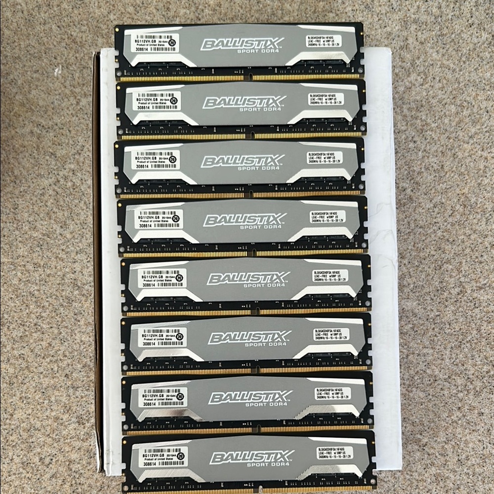 64 gigs of DDR4 RAM.